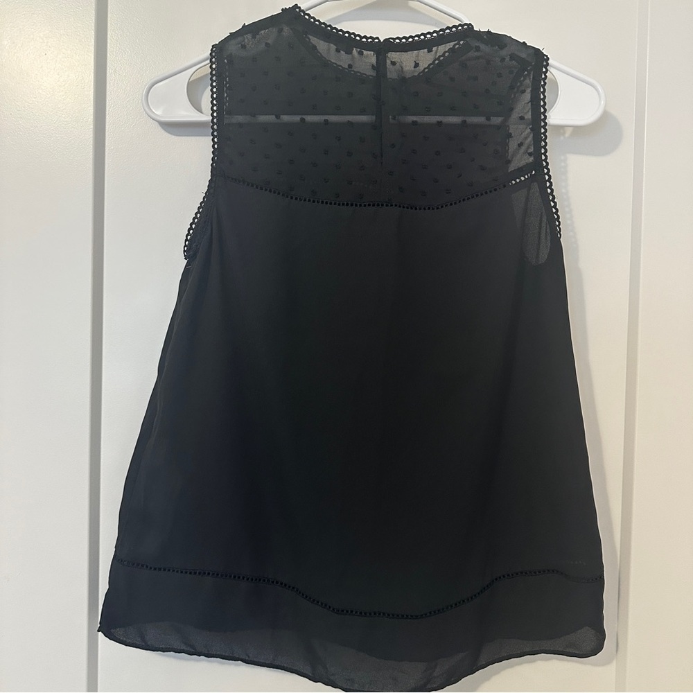 Zara Basic Black Sleeveless Blouse Size XS Extra Small Women’s - Picture 5 of 9